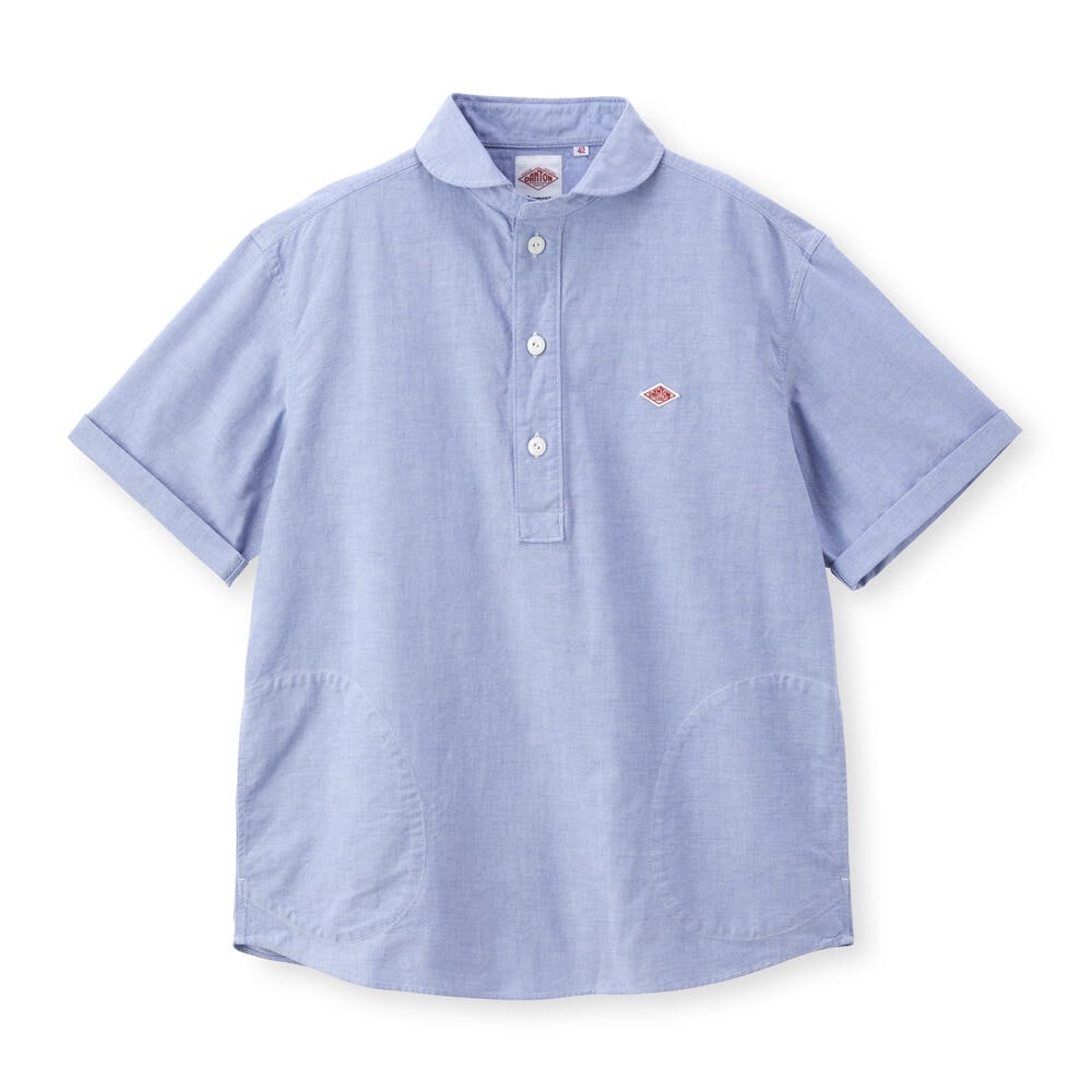 MEN'S OXFORD ROUND COLLAR SHORT SLEEVE PULLOVER SHIRT｜#DT-B0284 SOX